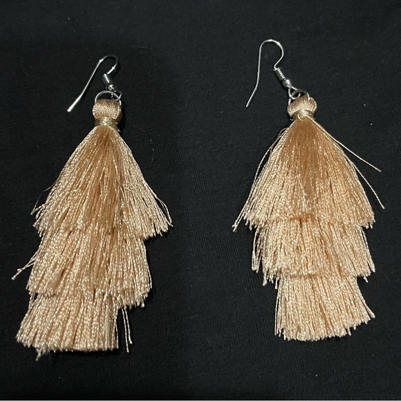 Boho layered tassel earrings - Picture 1 of 1